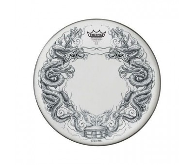 Remo Bass Powerstroke 20 Tattoo Dragon Skyn On White Graphic Packaged