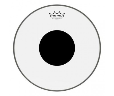 REMO CS-0310-10- Controlled Sound® Şeffaf Top Black Dot™ 10" Davul Derisi