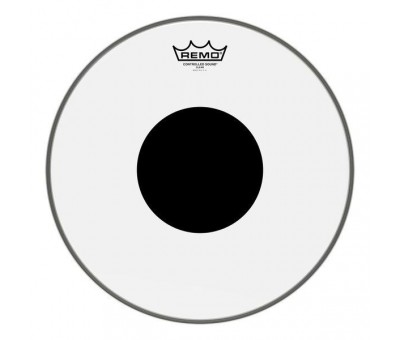 REMO CS-0313-10- Controlled Sound® Şeffaf Top Black Dot™ 13" Davul Derisi