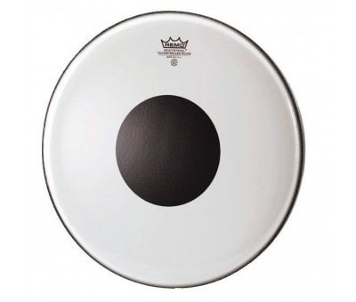 Remo Batter Controlled Sound Clear 20 Diameter Black Dot On Top