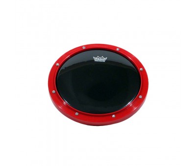 REMO PRACTICE PAD AMBASSADOR EBONY 8 inç Kırmızı