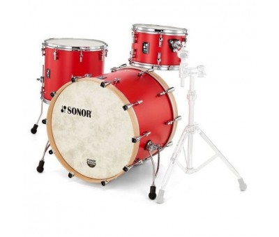 Sonor SQ1 322  Akustik Davul Seti (Hot Rod Red)