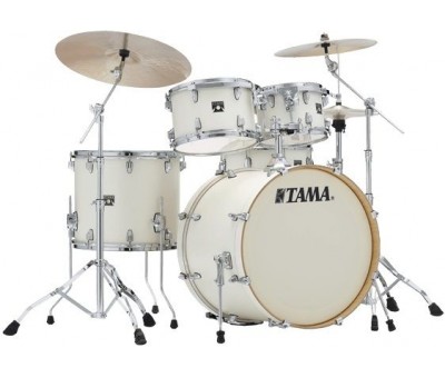 TAMA CK50RS-VWS Superstar Classic Vintage White Sparkle 5 Parça (20B/10T/12T/14F/14S) Akustik Davul Seti