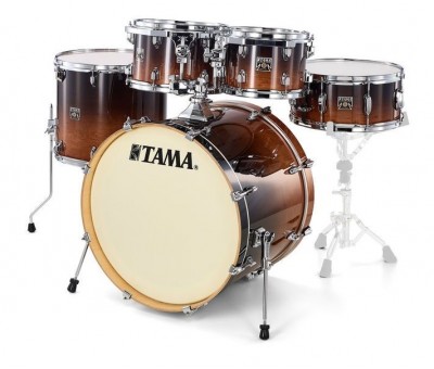 TAMA CL50RS-CFF - Superstar Classic Maple Coffee Fade 5 Parça (20B/10T/12T/14F/14S) Akustik Davul Seti