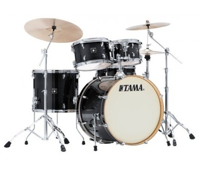 TAMA CL50RS-TPB - Superstar Classic Transparent Black Burst 5 Parça (20B/10T/12T/14F/14S) Akustik Davul Seti