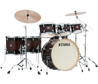 TAMA CL72RSP-GBP - Superstar Classic Garnet Burst Lacebark Pine 7 Parça (22B/8T/10T/12T/14F/16F/14S) Akustik Davul Seti