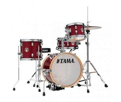 TAMA LJK44H4-CPM - Club-JAM Flyer Candy Apple Mist 4 Parça (14B/8T/10F/10S) Aksamlı Akustik Davul Seti