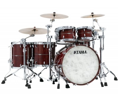 TAMA TH52CZSS-NWS - STAR Mahogany Limited Natural Waterfall Sapele 5 Parça (22B/10T/12T/14F/16F) Akustik Davul Seti