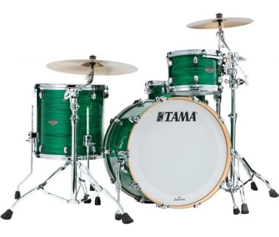 TAMA WBR32RZS-JDL - Starclassic Walnut/Birch Jade Silk 3 Parça (22B/12T/16F) Akustik Davul Seti