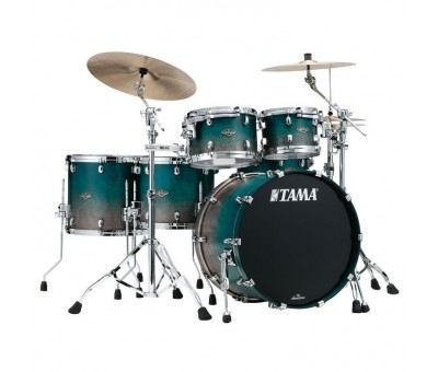 TAMA WBS52RZS-SPF - Starclassic Walnut/Birch Satin Sapphire Fade 5 Parça (22B/10T/12T/14F/16F) Akustik Davul Seti