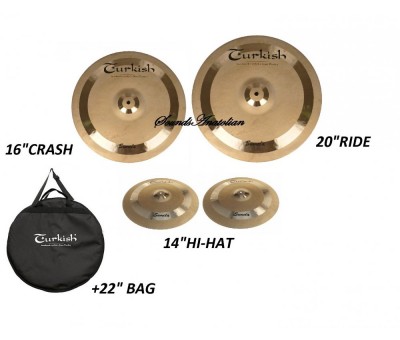 Turkish Cymbals SM-SET1_DC 3'lü Sumela Serisi Zil Seti