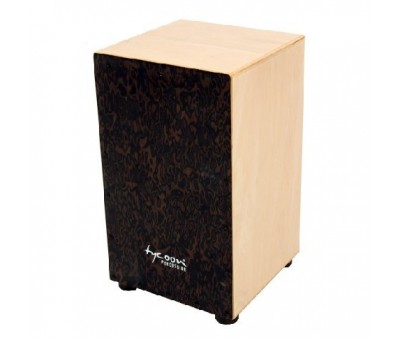 Tycoon 29 Series Siam Oak Cajon With Black Makah-Burl Front Plate