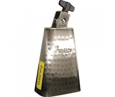 Tycoon 5½'' Hand-Hammered Brushed-Chrome Cowbell