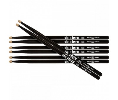 Vic Firth P5BB.3-5BB.1 3+1 4'lü 5B American Classic Siyah Baget